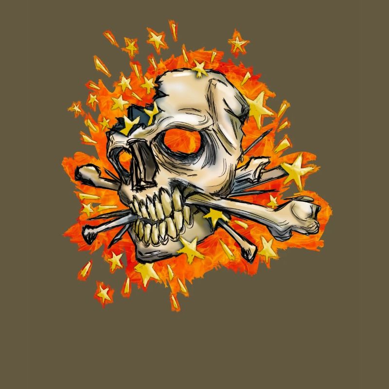 exploding skull