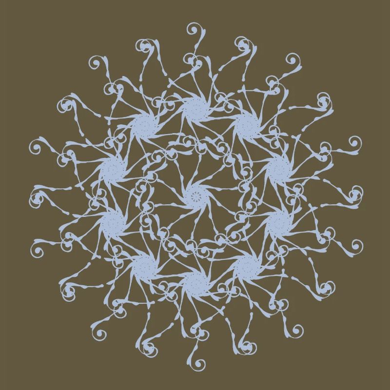 Mandala | Random patterns rotated