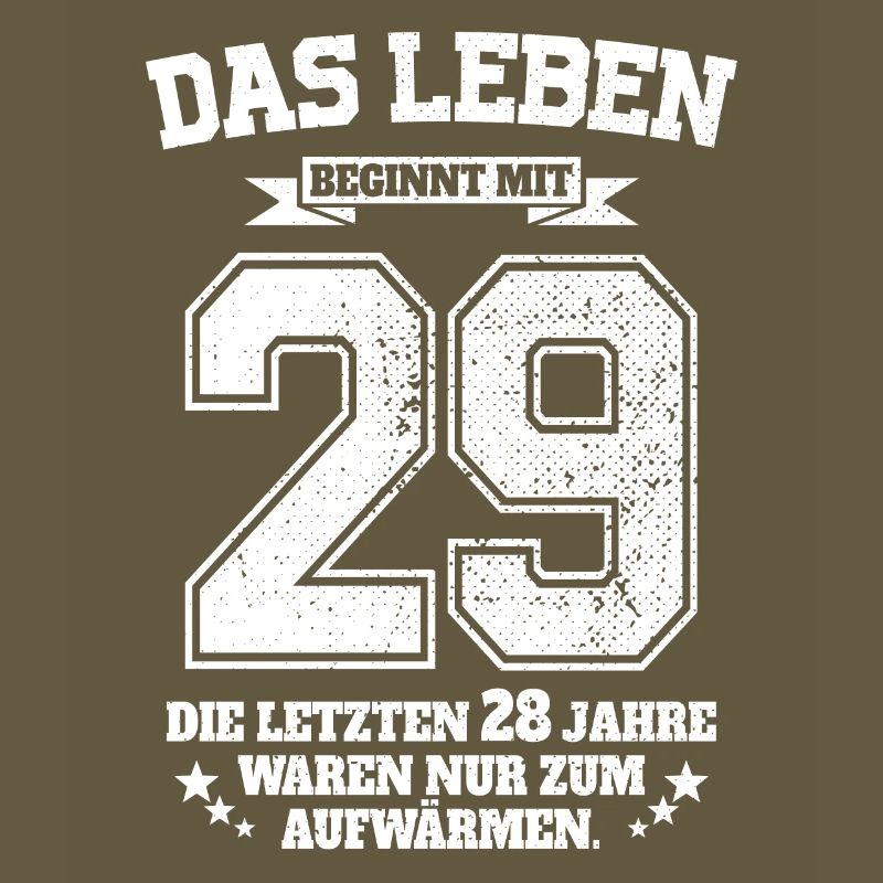 29. Geburtstag Geschenk Das Leben Beginnt Mit 29