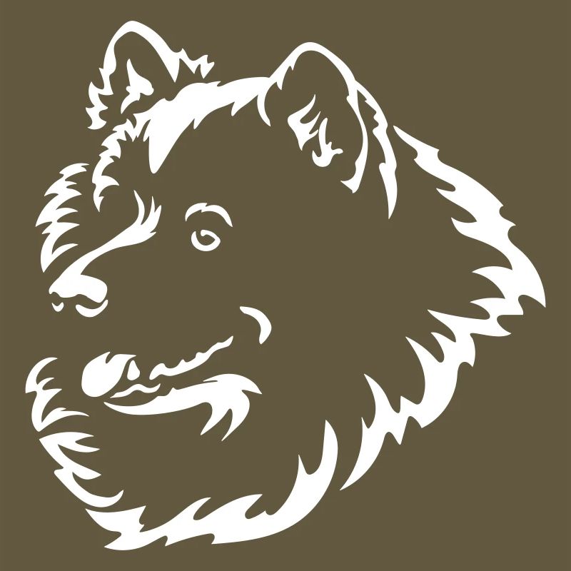 Samoyed Head "Black Edition"