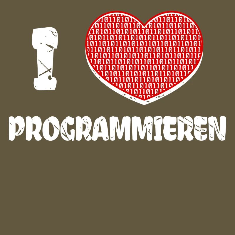 Developer Herz Programmierer Statement Informatik