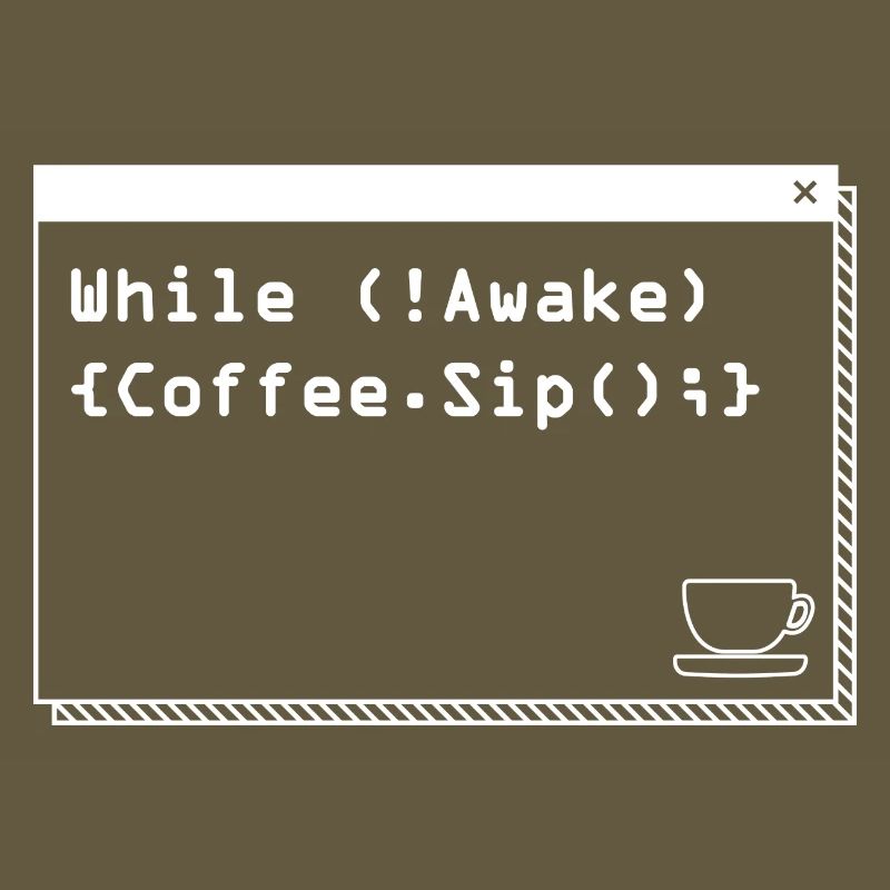 Aus Kaffee Code generieren Programmierer