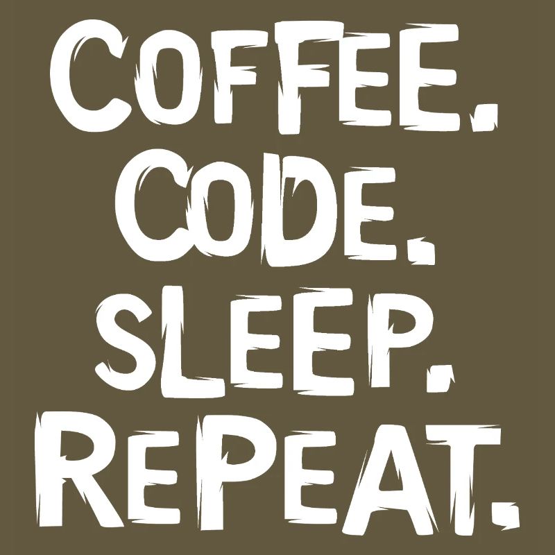 Coffee Code Sleep - Répéter le travail du programmeur