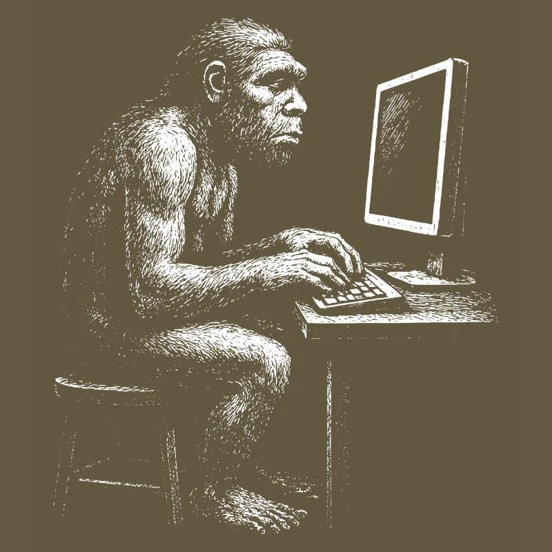 Digital Coder Homo Erectus gift