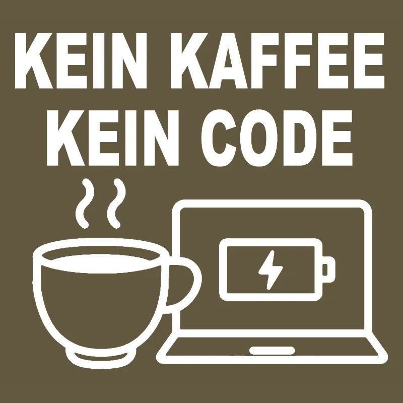Kein Kaffee Kein Code – Funny Programmer Design