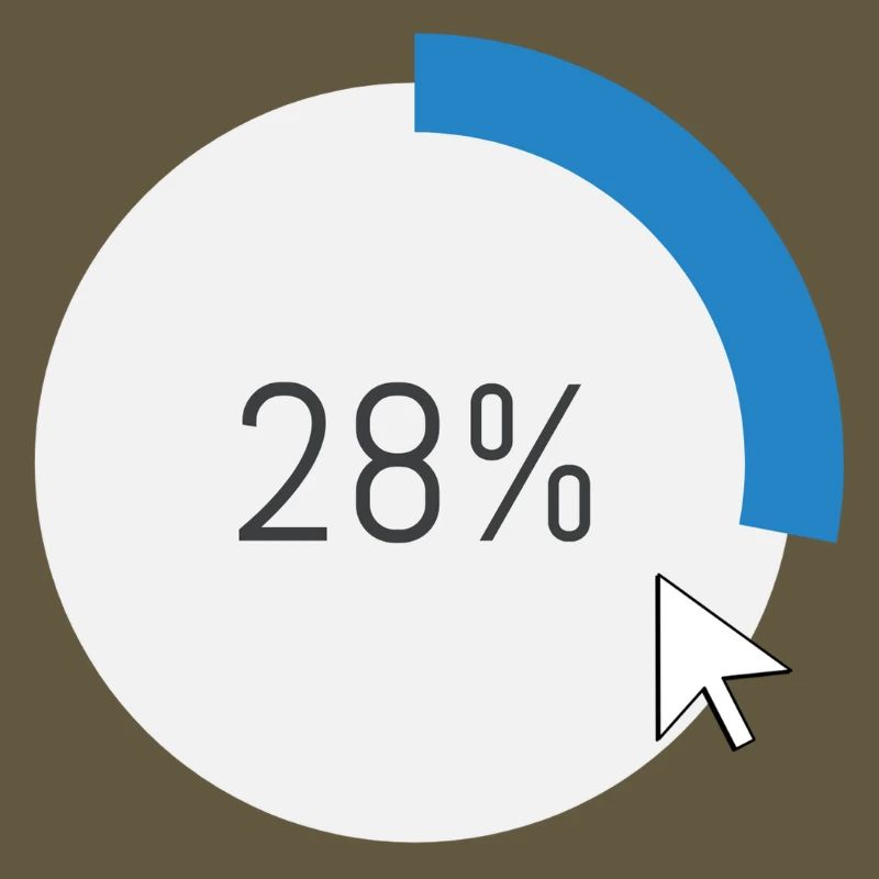 Blue Progress Ring IT Software PC Computer