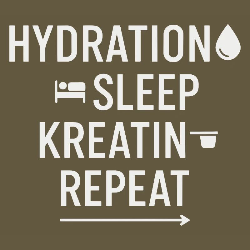 Hydration Sleep Creatine Repeat
