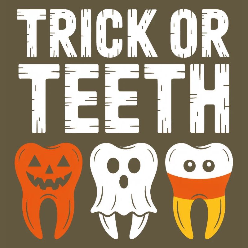 Trick oder Teeth Halloween-T-Shirt