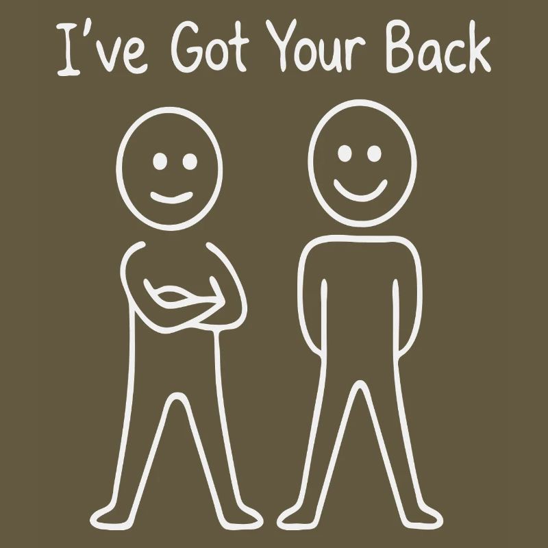 Ich stehe hinter dir: Support-Duo