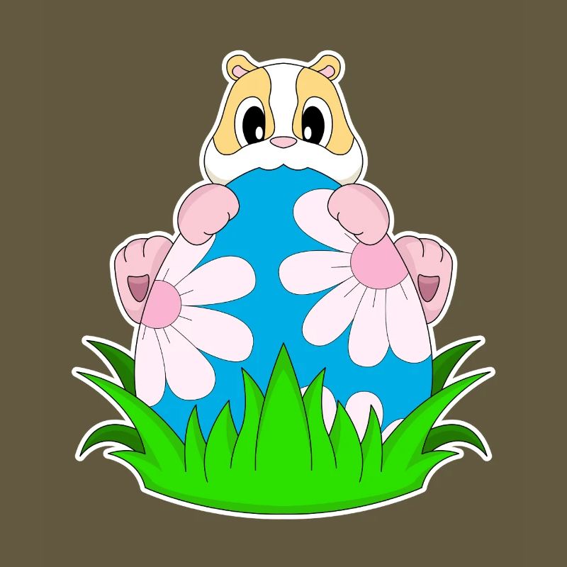 Hamster Easter Easter Egg