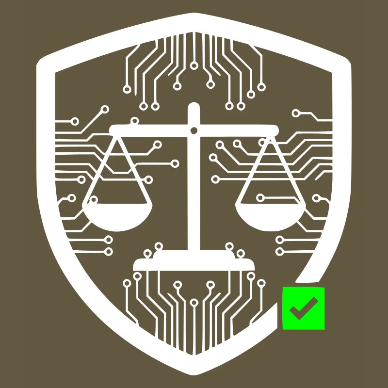 Cyber Security Shield Libra Tech Vector