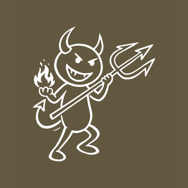 Devilish Flames - Devil with Flames