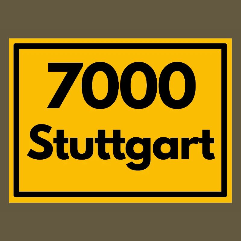 OLD POSTCODE POSTCODE RETRO 7000 STUTTGART SCHWABE