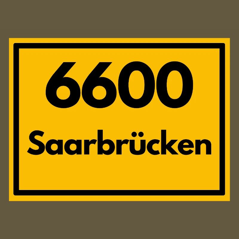 OLD POSTCODE POSTCODE RETRO 6600 SAARBRÜCKEN SAAR