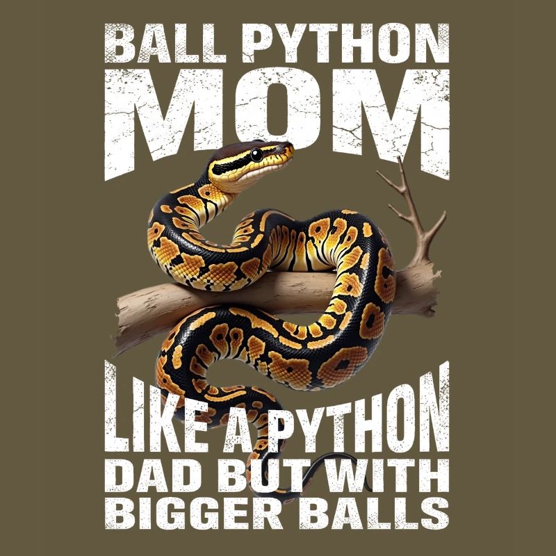 Königspython Mom Mama Schlangen Terrarium Python