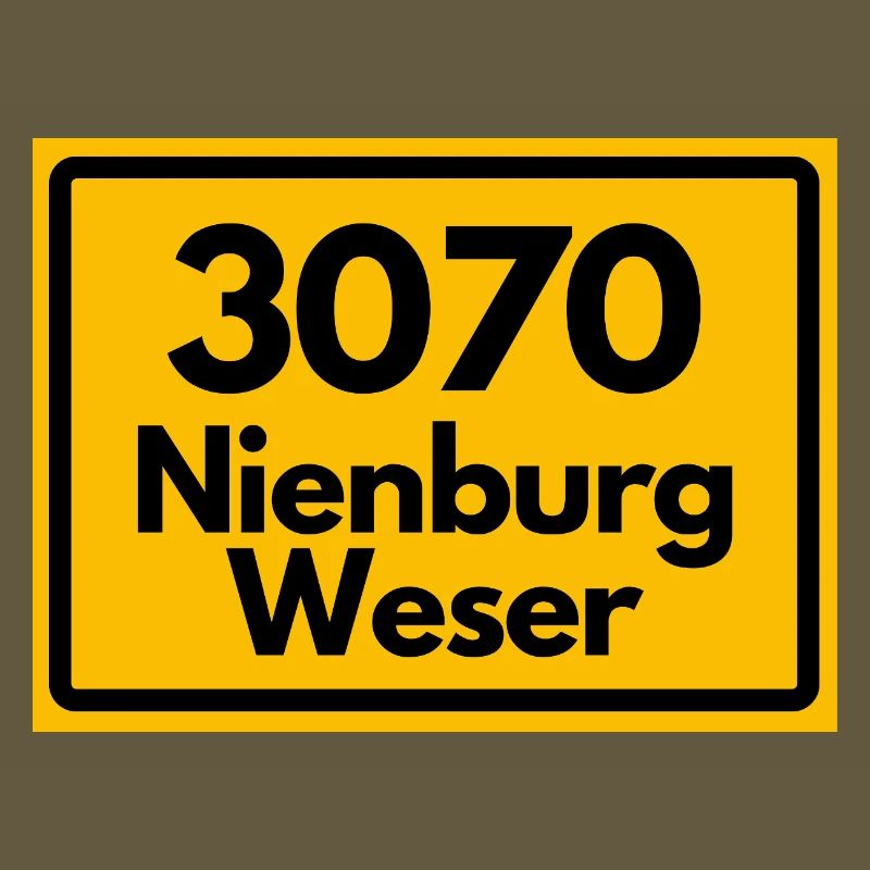 OLD POSTCODE POSTCODE RETRO 3070 NIENBURG WESER!