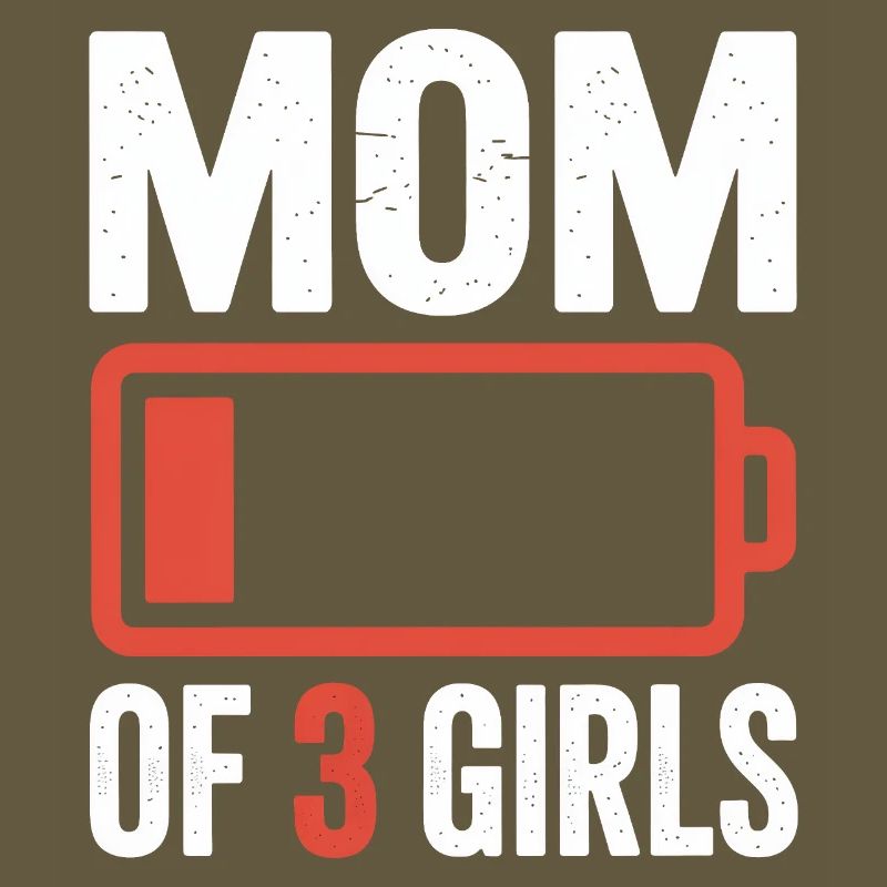 Mutter von 3 Mädchen Batterie-Tee