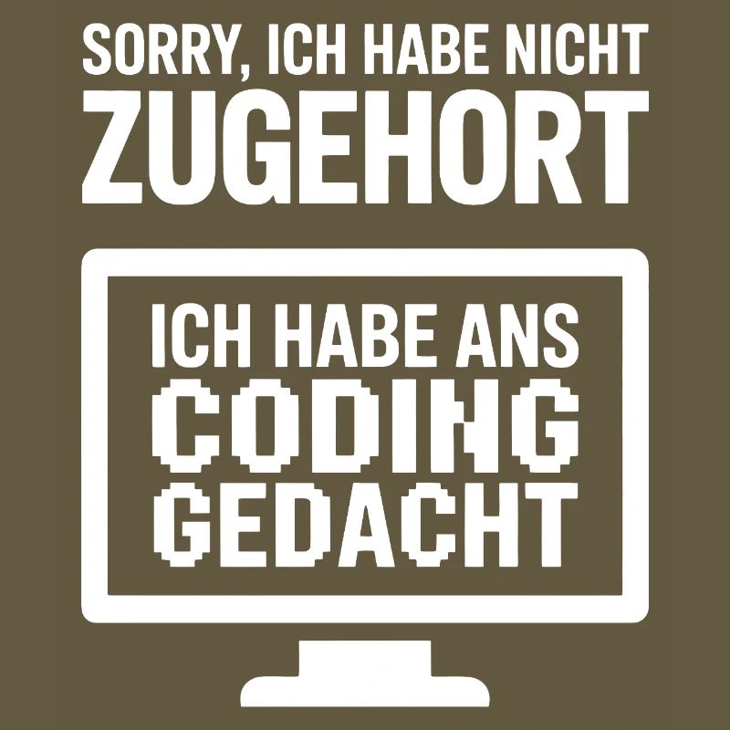 Coding Gedanke Spruch