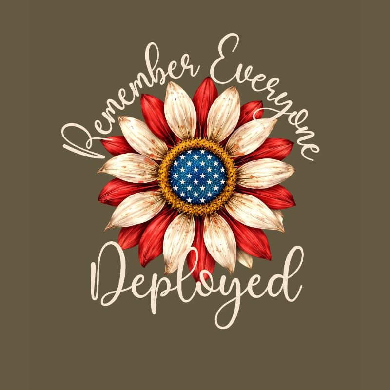Remember Everyone Deployed RED Friday Troops