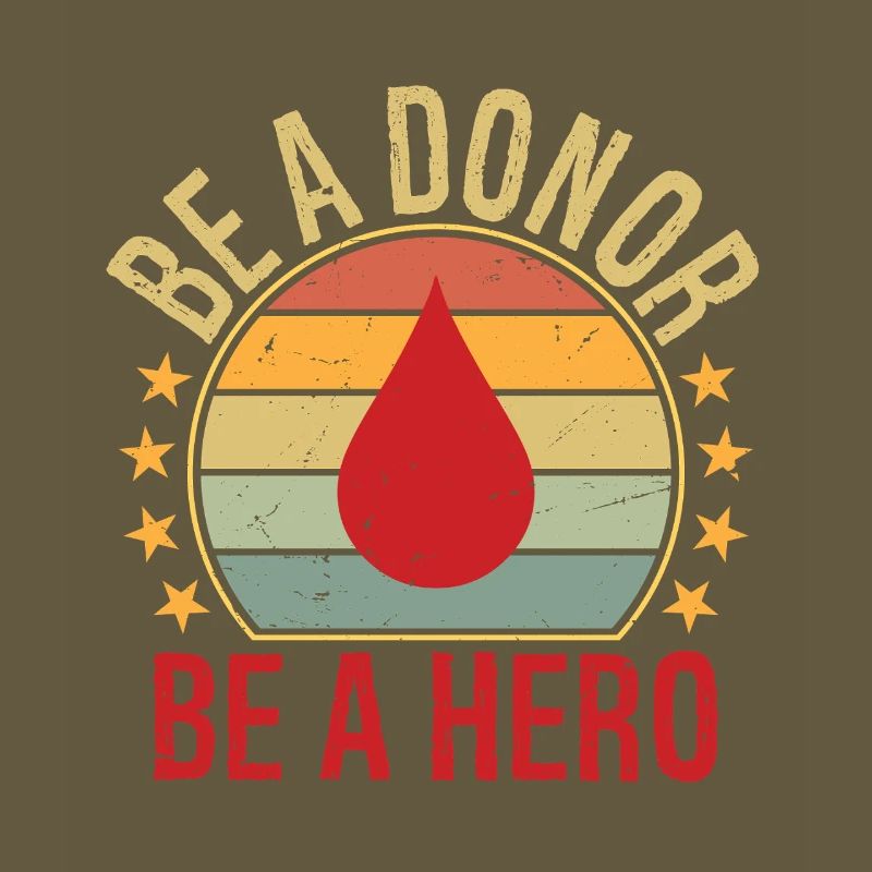 Sei ein Spender Sei ein Held