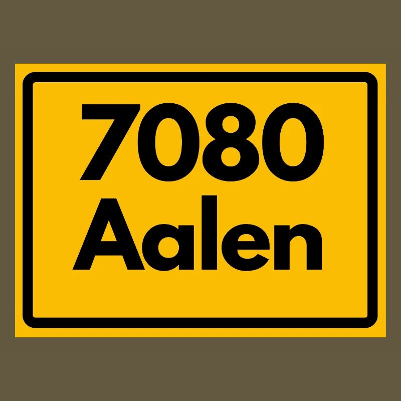 OLD POSTCODE ZIP CODE RETRO 7080 AALEN HEIMATSTOLZ