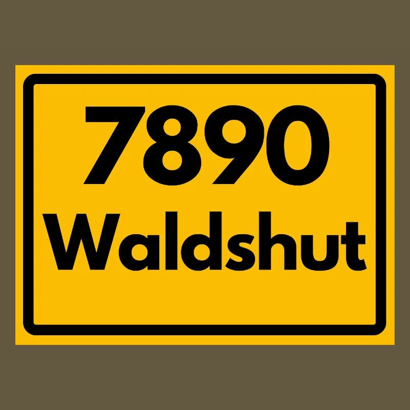 OLD POSTCODE POSTCODE RETRO 7890 WALDSHUT HEIMAT