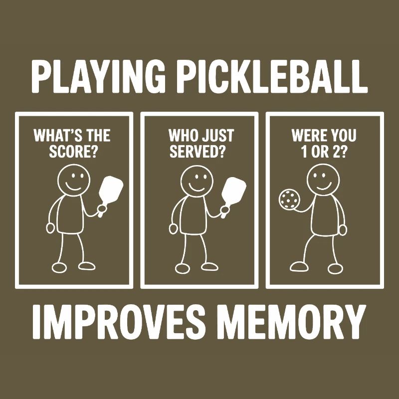 Pickleball Memory Comic Good for Memory
