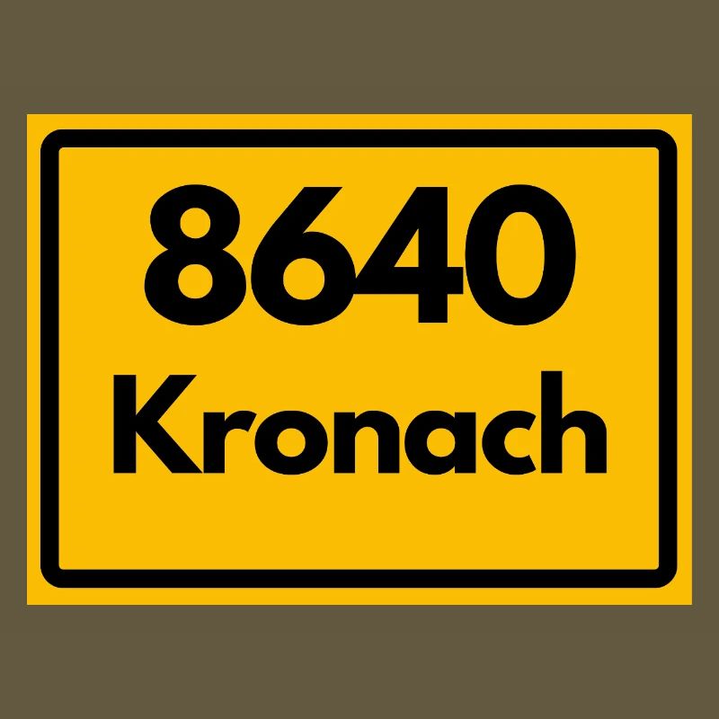OLD POSTCODE ZIP CODE 8640 KRONACH HEIMATSTOLZ
