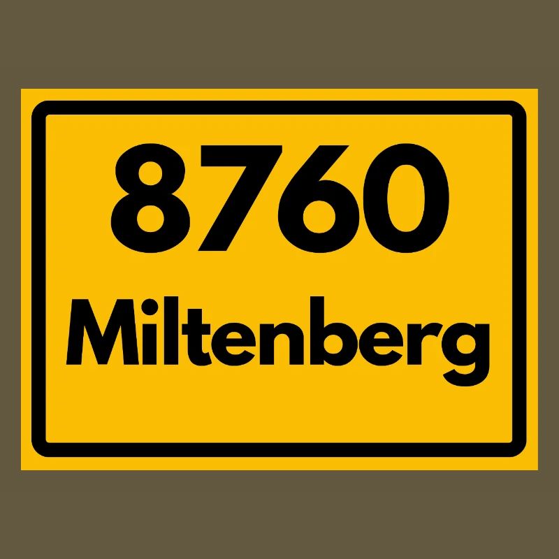OLD POSTCODE ZIP CODE RETRO 8760 MILTENBERG HEIMAT