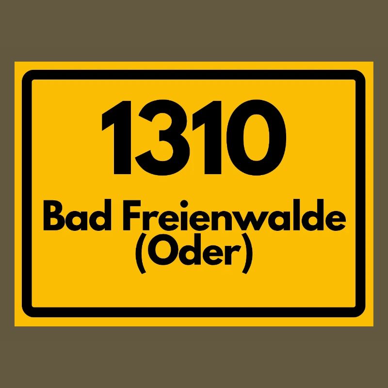 ALTE POSTLEITZAHL PLZ 1310 BAD FREIENWALDE (ODER)