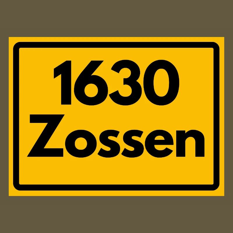 OLD POSTCODE POSTCODE RETRO 1630 ZOSSEN HEIMAT