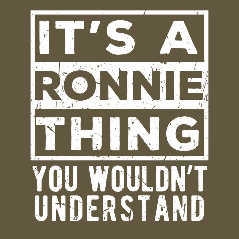 C’est une affaire de Ronnie que tu ne comprendrais pas