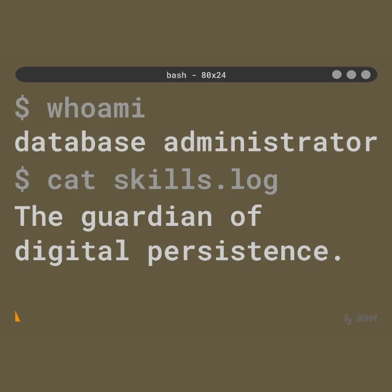 Database Administrator Terminal Design