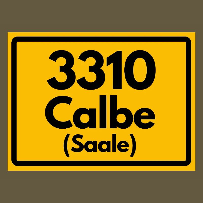 OLD POSTCODE POSTCODE 3310 CALBE SAALE HEIMATSTOLZ