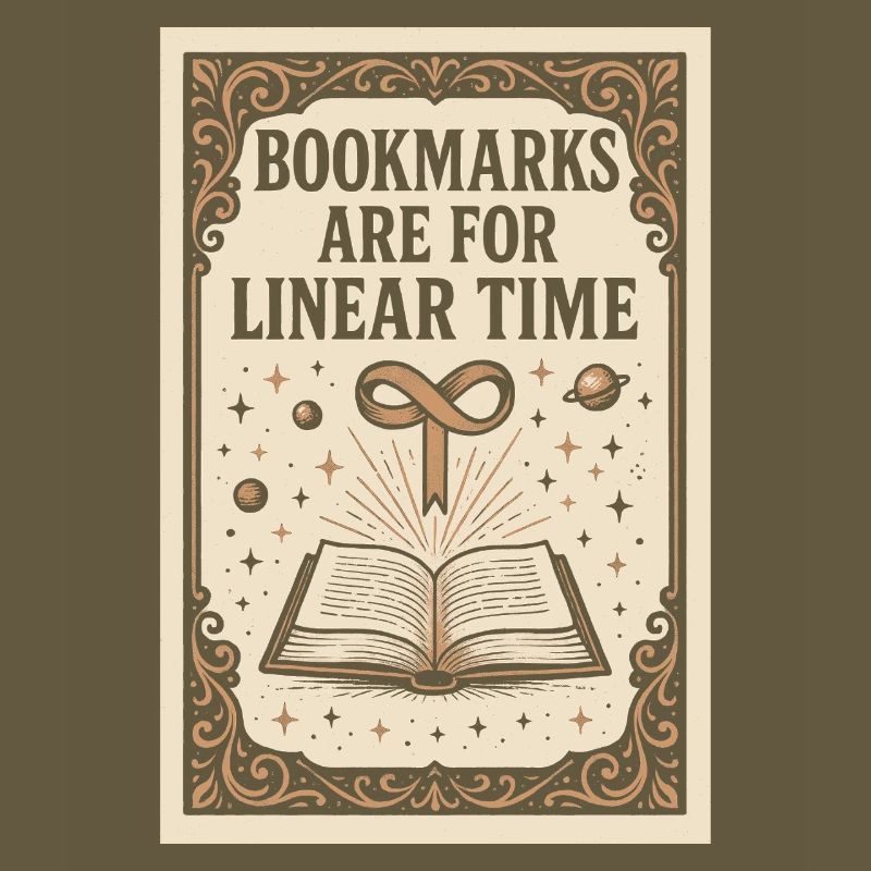 Linear Time Bookmarks | Sci-Fi Book