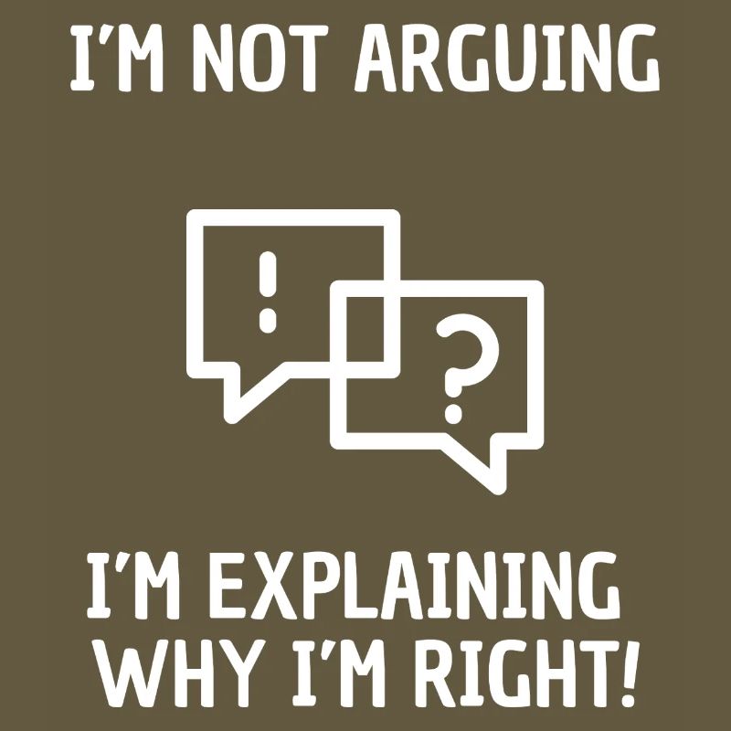 I explain why I'm right