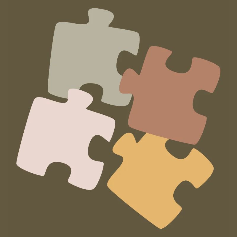 Variété de Patchwork de Puzzles