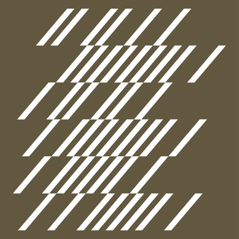 Diagonal Stripe Geom Pattern