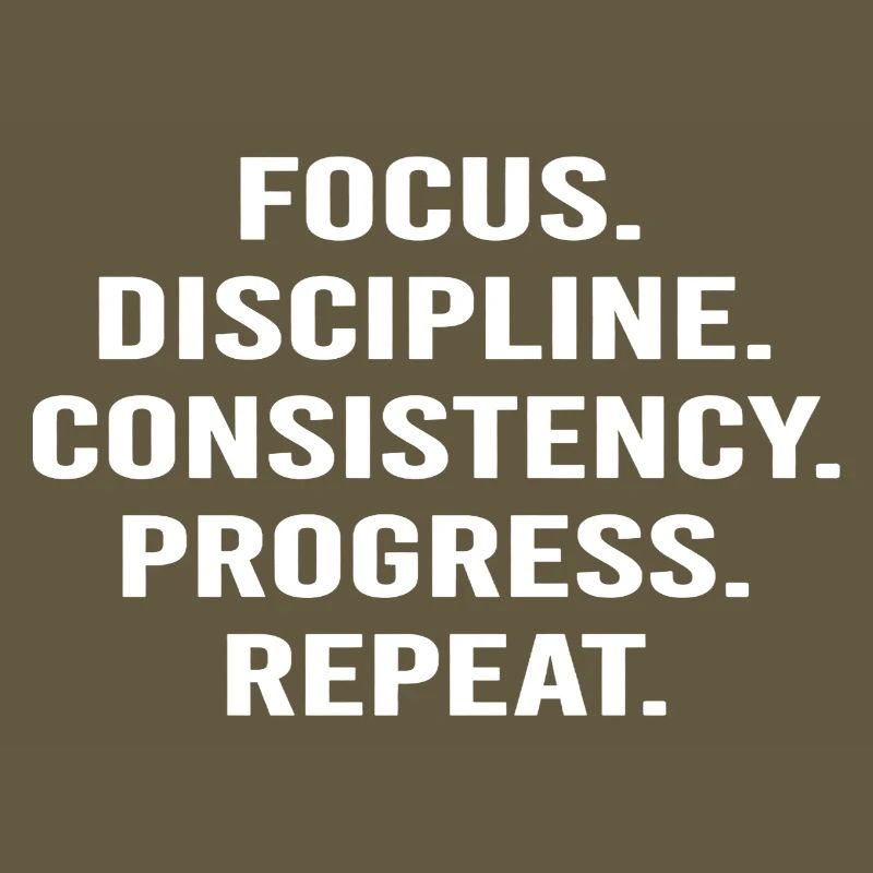 Focus Discipline Progress Repeat