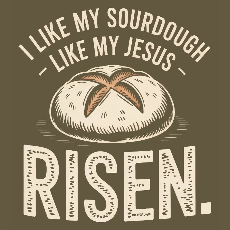 Sauerteig Jesus Risen Bread Tee