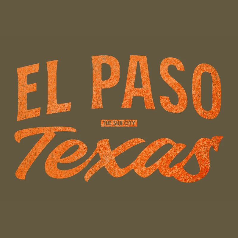 El Paso Texas Script Logo