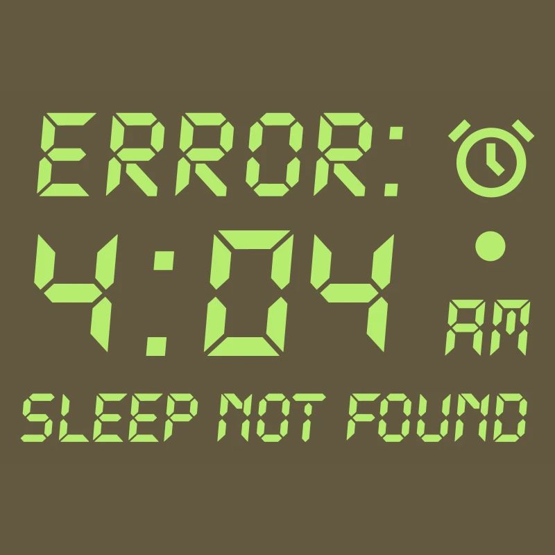 Error 404, sleep not found Programmierer Zocken