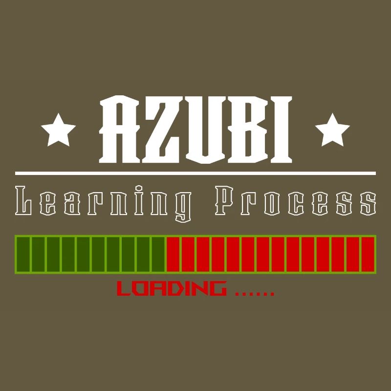AZUBI learning process loading tshirt
