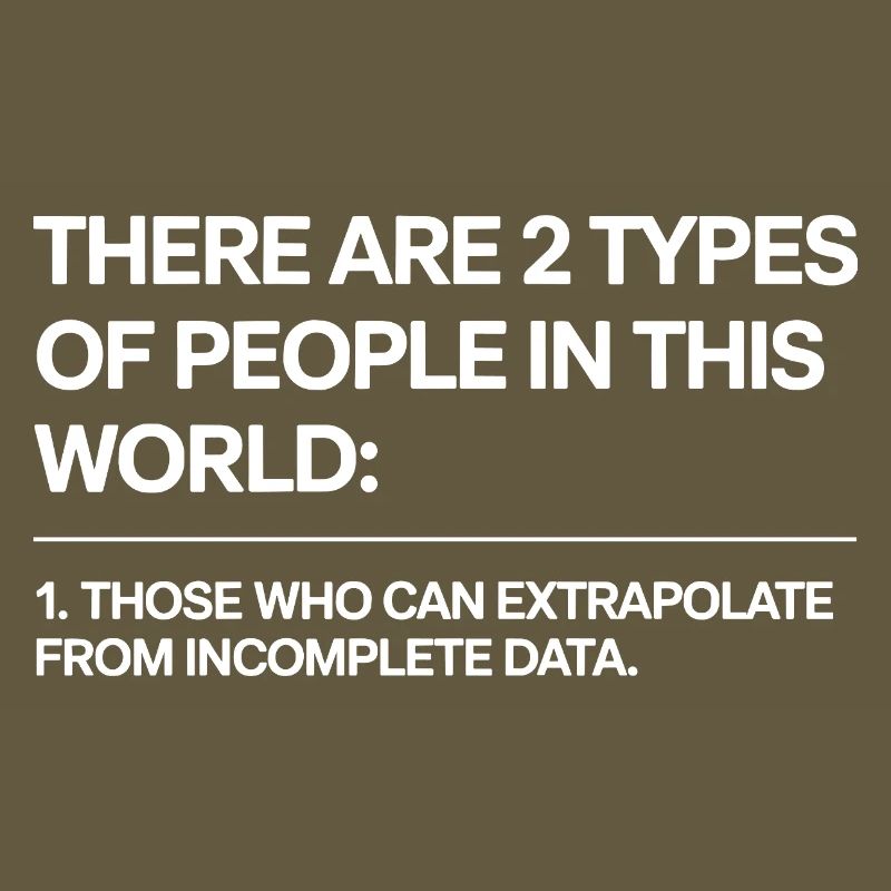 Statistics Analysis Data Science Extrapolation