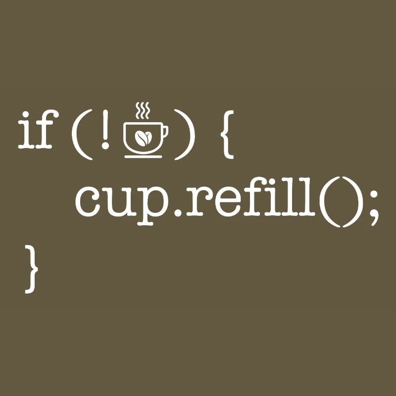 Coffee code lover software developer programmer