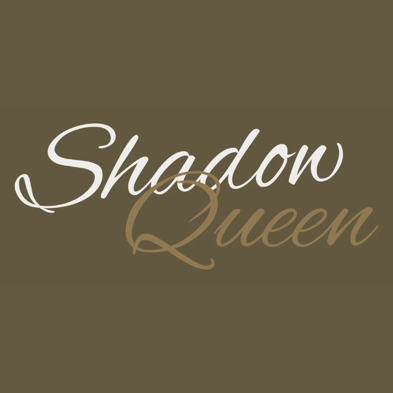 Shadow Queen Golden Cursive Script