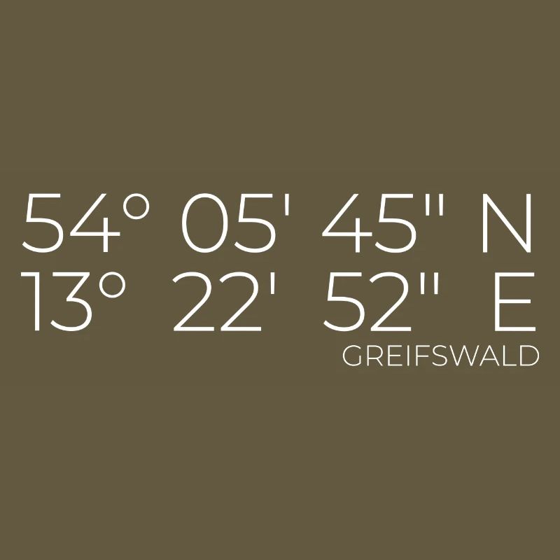 coordinates Greifswald