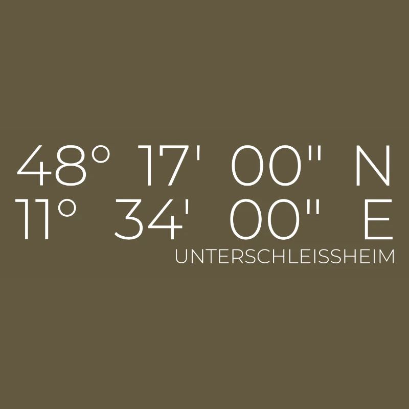 Coordinates Unterschleissheim