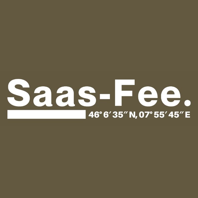 Saas-Fee coordinates Valais Switzerland