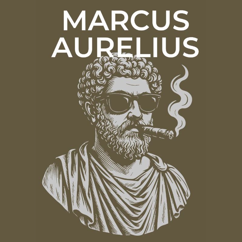Marcus Aurelius Classical Philosopher Portrait 